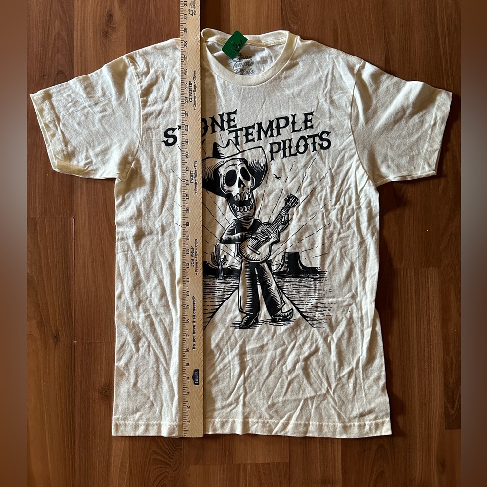 NWT Stone Temple Pilots Singing Skeleton Cowboy 🤠 T-shirt size medium - Picture 4 of 7